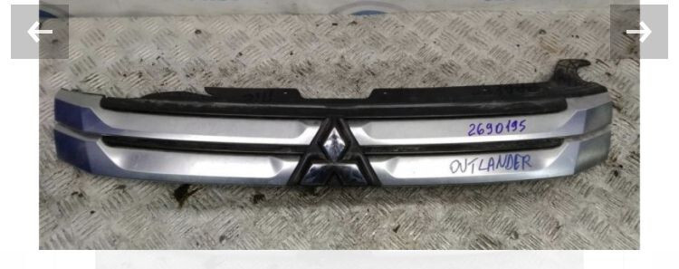 Решетка радиатора гриль Mitsubishi Outlander GT 2014 3.0 Бензин Черкассы
