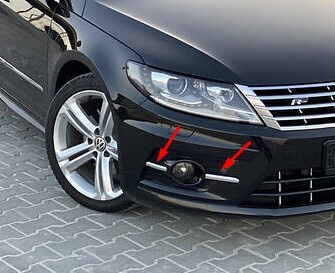 Хром решетки противотуманки Volkswagen Passat CC R-line 2013 2.0 Бензин Черкассы