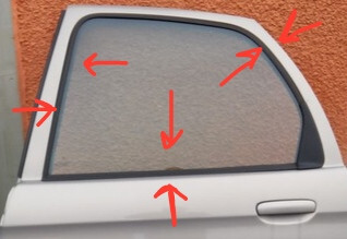 Уплотнитель стекла Citroen Xsara Picasso  2009 универсал 1.6 Дизель Ровно