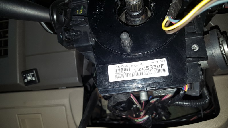 Clock spring 56046533af Dodge Nitro  2007 3.7 Бензин Кривой Рог