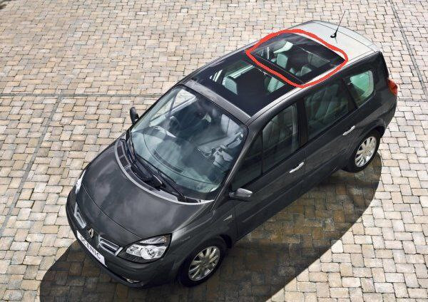 Стекло панарамной крыши Renault Scenic 2  2006 2.5 Дизель Херсон