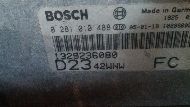 Блок управлением двигателя 0281010488   Fiat Ducato