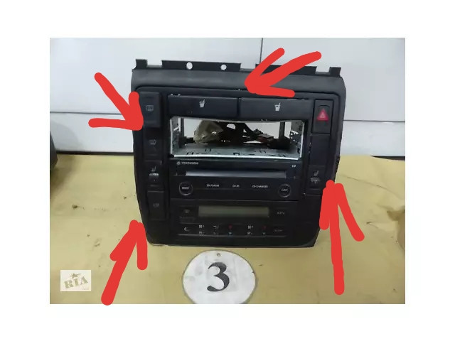 Рамка блока управления климатом Volkswagen Sharan  1999 универсал 1.9 Дизель Ровно