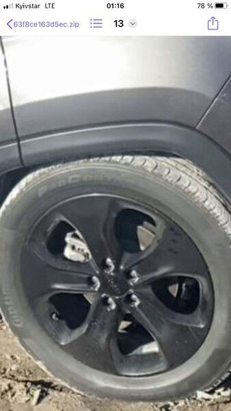 Диск колесный Jeep Compass 2018 г.  24.0 л бензин