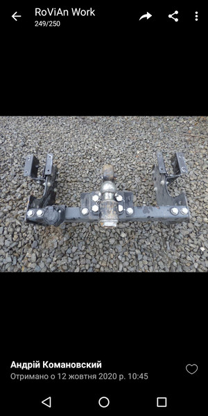 Фаркоп Renault Master 2014 г.  2.3 л дизель Ровно