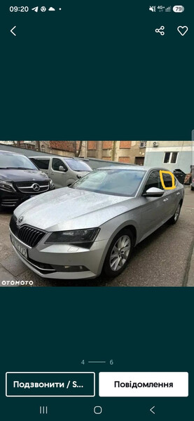 Скло лівих задніх дверей Skoda Superb 3  2018 2.0 Дизель 