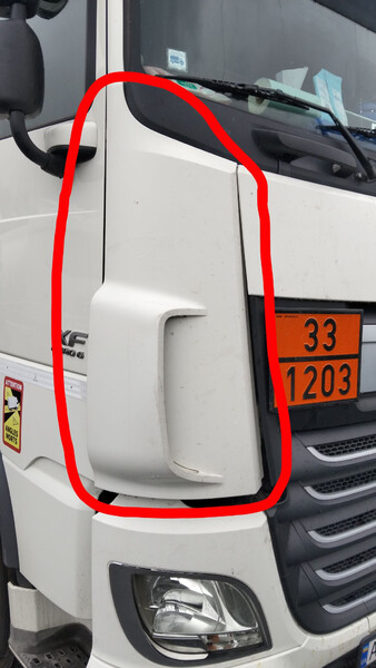 Дефлектор кабіни DAF XF  2016 