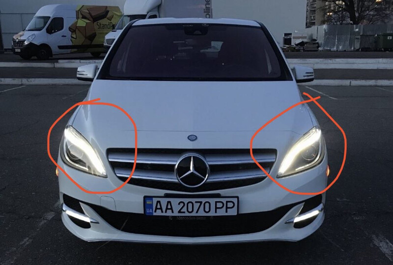 Фари передні Mercedes B-Class 250е - 242.890 хетчбек 2016 р.  0.1 л электро Полтава