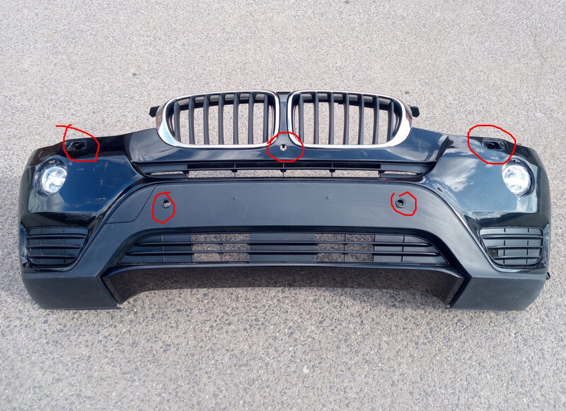 Бампер передний в сборе BMW X3 F25 2016 2.0 Бензин Черкассы