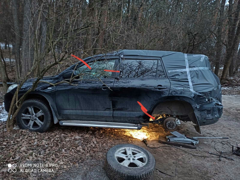 Крыша со стойками Toyota RAV4 III 2.4 16V (ACA33) Киев