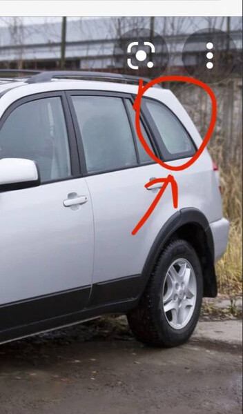 Задняя левая форточка глухая Chery Tiggo  2006  Бензин Одесса