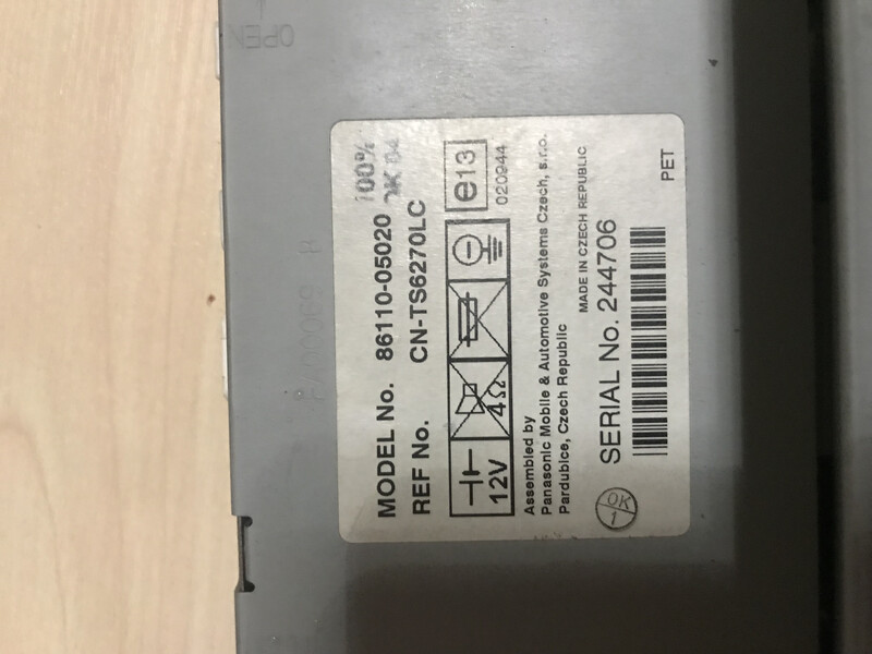 Монитор бортового компьютера Toyota Avensis  2004 1.8 Бензин 