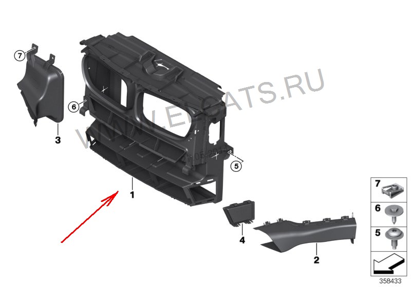 Повітрозабірник BMW X3 F25  2011 2.0 Дизель Львів