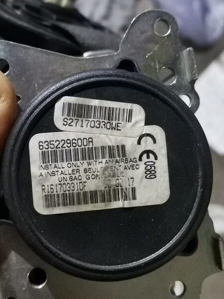 Ремінь безпеки водія BMW X5  2017 2.5 Дизель 