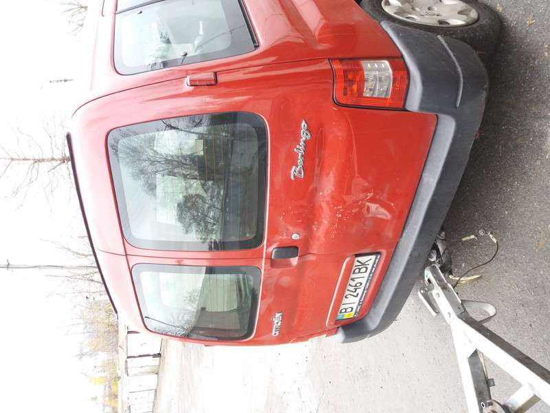 Дверь задняя правая голая Citroen Berlingo  2006 1.9 Дизель Кременчуг