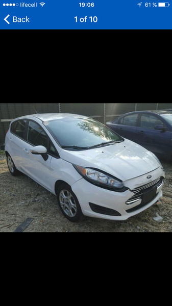 Решетка радиатора Ford Fiesta MK7 хэтчбек 2015 г.  1.6 л бензин Одесса