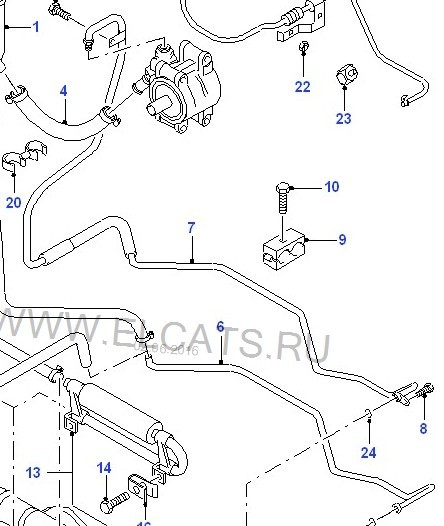 Гидравлический шланг рулевого управления Ford Transit  2000 2.0 Дизель Мелитополь