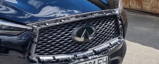Хромированная накладка решетки радиатора Infiniti QX50 2019 г.  2.0 л бензин Киев