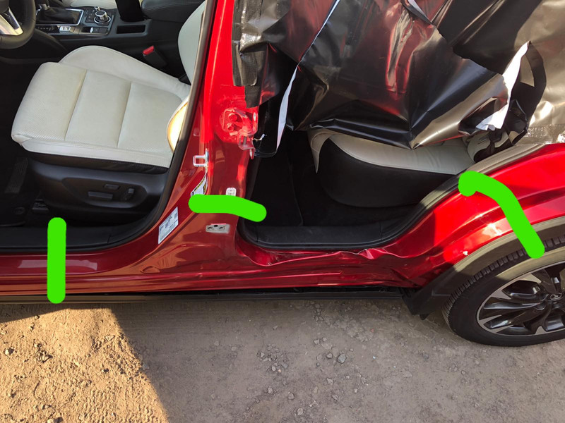 Порог левый Mazda CX-5 2016 г.  2.5 л бензин Ровно