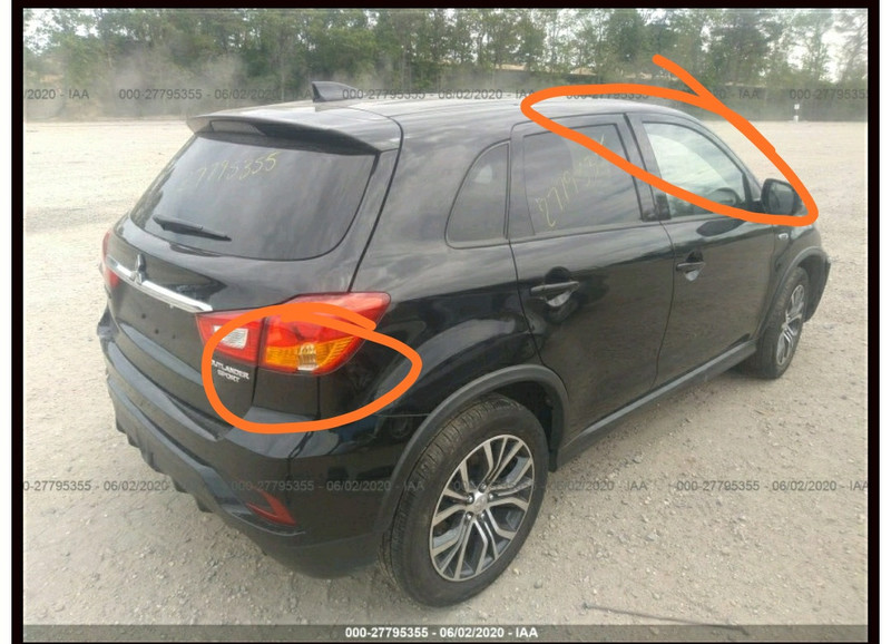 Фонарь задний правый Mitsubishi ASX  2018 2.0 Бензин Тернополь