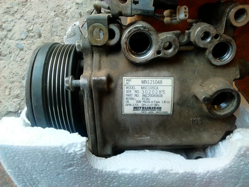 Компрессор кондиционера Mitsubishi Galant IX 2004 2.4 Бензин Раздельная