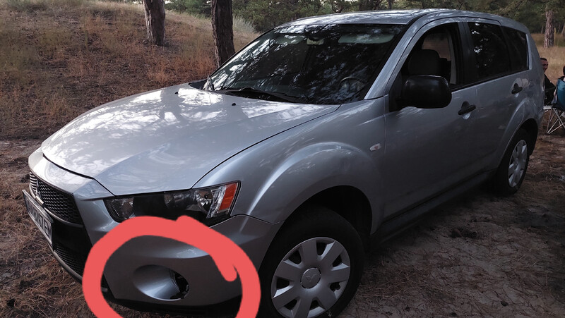 Заглушка противотуманки Mitsubishi Outlander XL  2010 2.4 Бензин Новая Каховка
