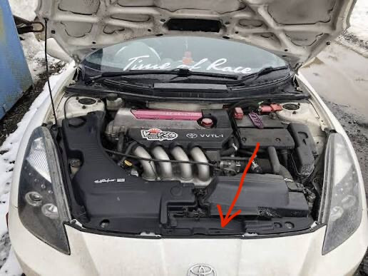 Пластик подкапотного пространства Toyota Celica  2003 хетчбек 1.8 Бензин Миколаїв