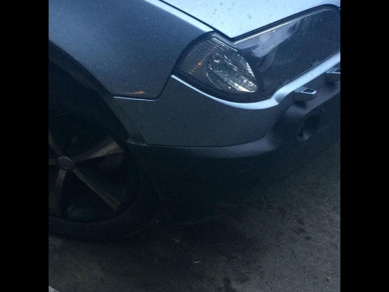 Накладка на бампер пр сторона BMW X3 E86  2005 1.1 Бензин 