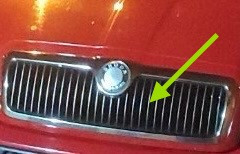Решетка радиатора Skoda Octavia Tour универсал 2005 г.  1.6 л бензин