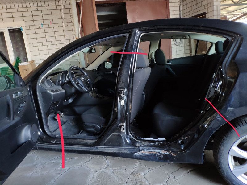 Поріг кузова Mazda 3 BL 2011 р.  2.0 л бензин Дніпро