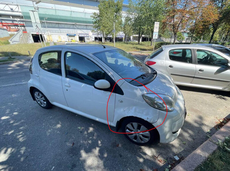 Крыло переднее Citroen C1  2011 хэтчбек  Бензин 
