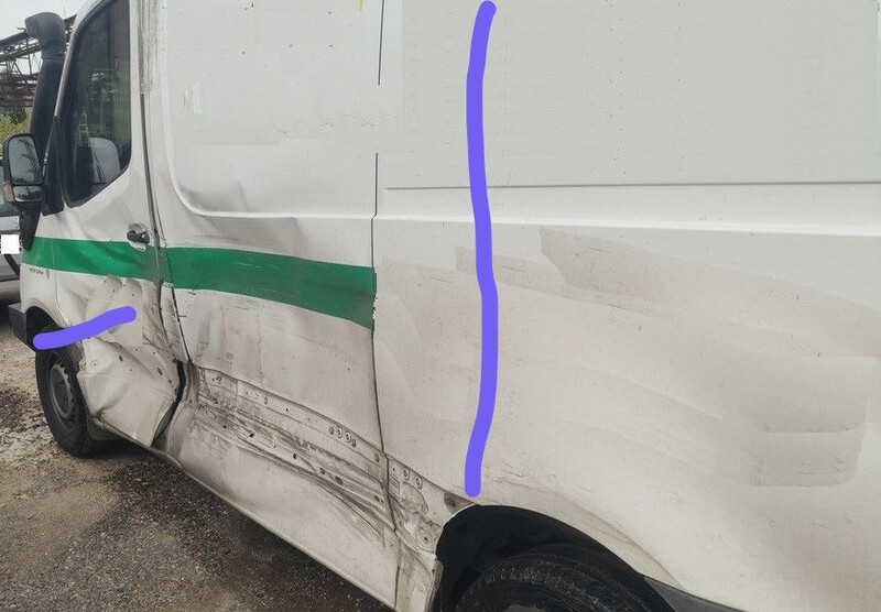 Боковина кузова левая Mercedes-Benz Sprinter 316 cdi 2022 