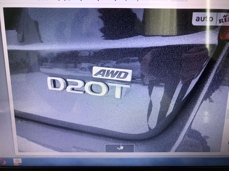 Эмблема крышки багажника SSangYong Korando универсал 2012 г.  2.0 л дизель Киев