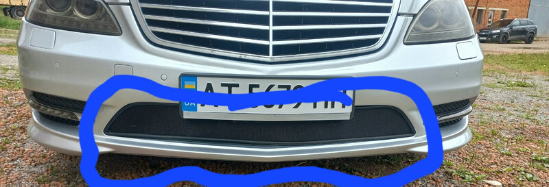 Решетка бампера центральная Mercedes-Benz S-Class  2006 2.0 Дизель Ивано-Франковск