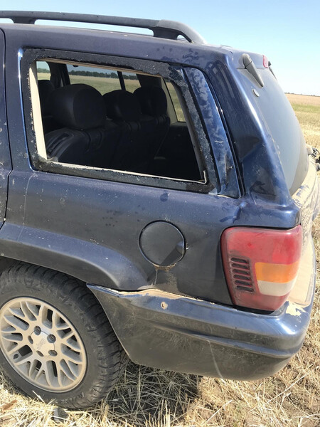 Стекло боковое заднее левое Jeep Grand Cherokee  2002 универсал 2.7 Дизель Одесса