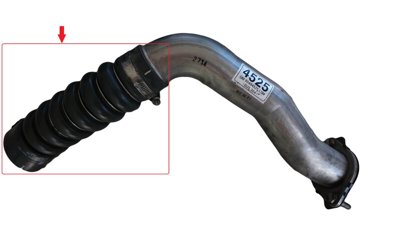 Патрубок интеркулера 4819234   Opel Antara