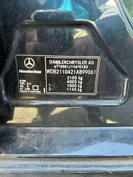 Бампер передній w211 в колір Mercedes-Benz E-Class  2005  Бензин Могилев-Подольский