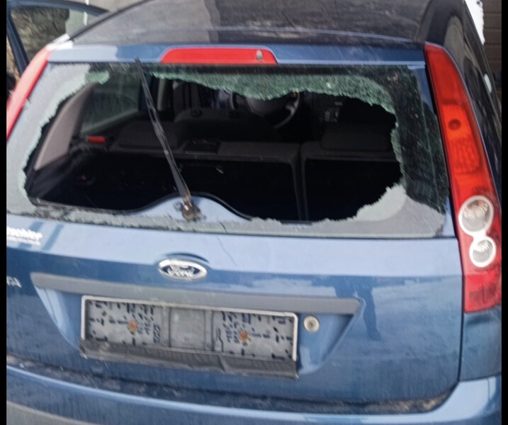 Стікло задне Ford Fiesta MK6  2005 хэтчбек 1.2 Бензин 