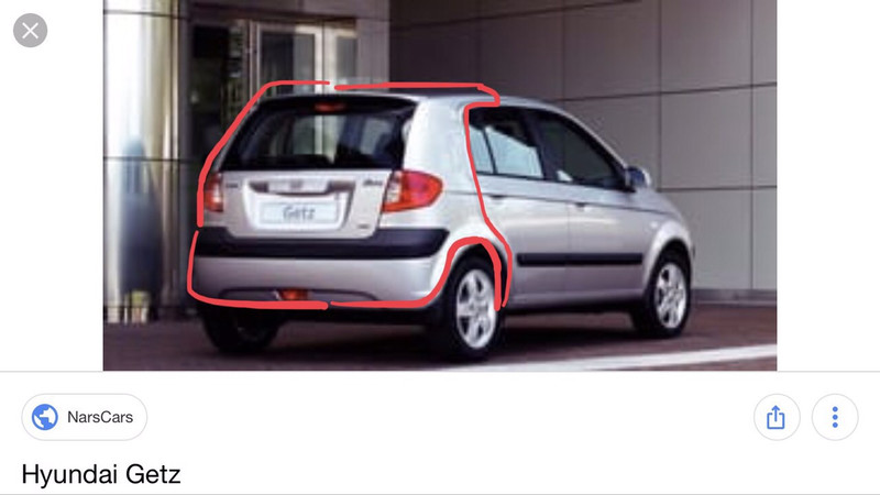 Задняя часть кузова Hyundai Getz  2006 хэтчбек 1.1 Бензин Львов
