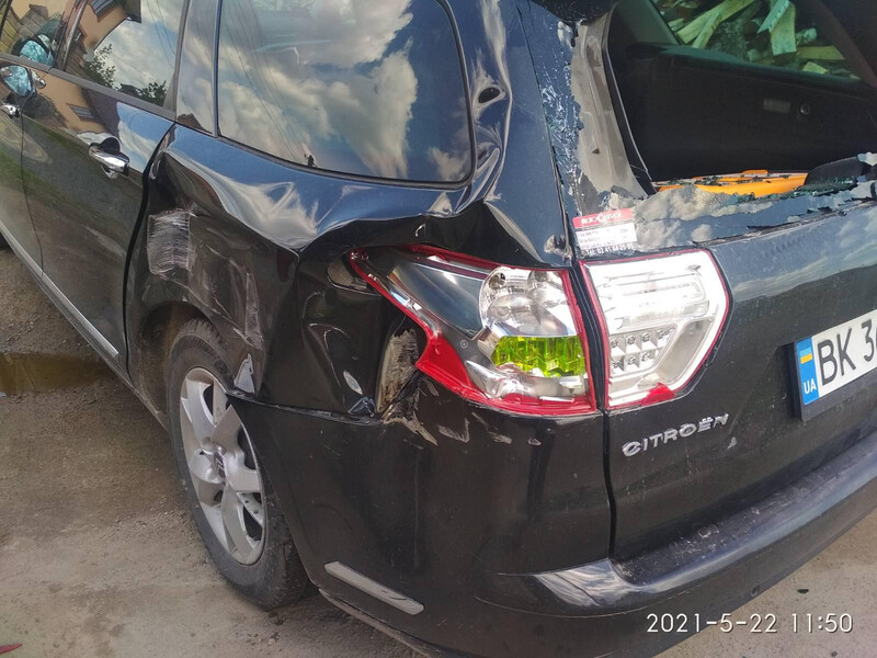 Фонарь задний левый наружный и внутренний Citroen C5  2009 универсал 1.6 Дизель Нововолынск