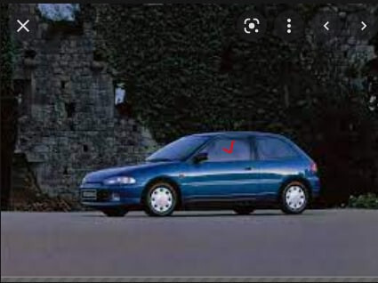 Стекло передней двери левое Mitsubishi Colt  1993 хэтчбек 1.5 Бензин Хмельницкий