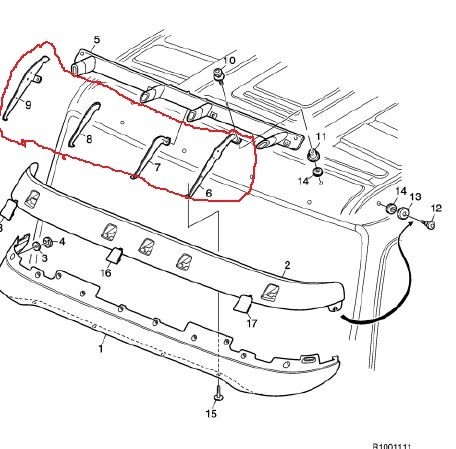 Кронштейны солнцезащитного козырька Volvo FH  2002 Одеса