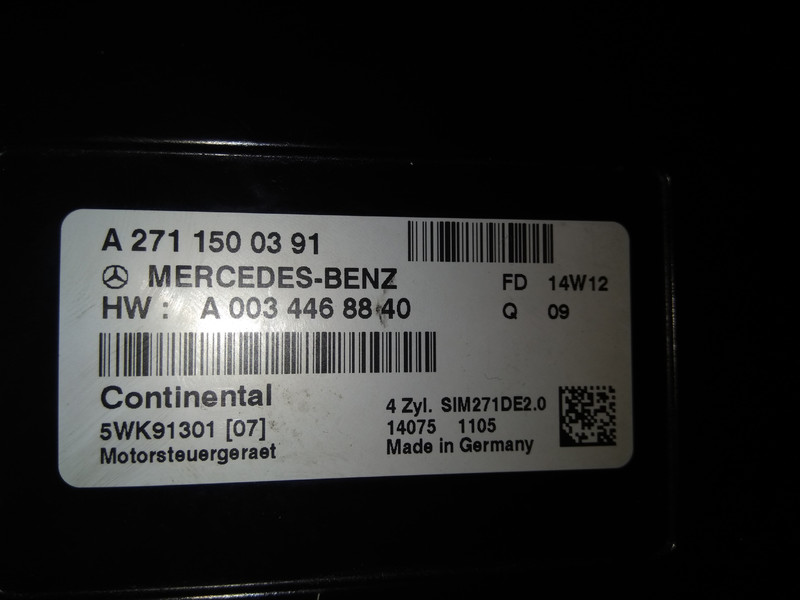 Блок управления двс (ecu) Mercedes C-Class 2014 г.  1.8 л бензин Одесса