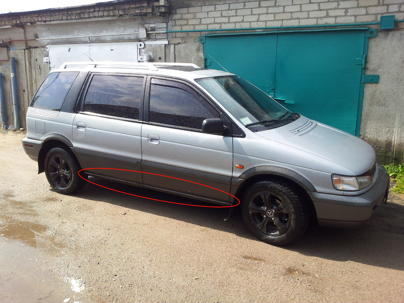 Пороги Mitsubishi Space Wagon  1993 2.0 Бензин Кременчуг