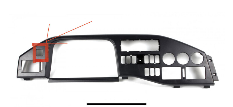 Заглушка в торпеду блока управления зеркалами Volkswagen LT  1998 2.5 Дизель 