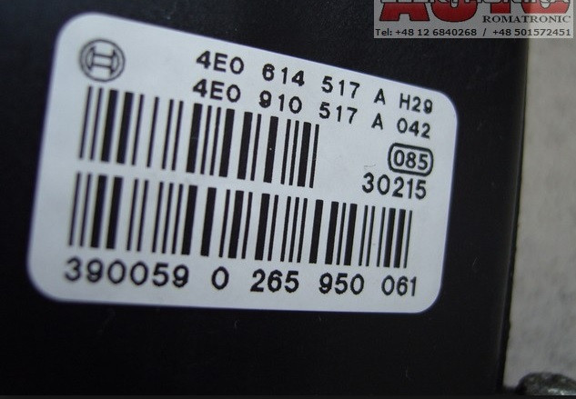 Блок ABS Audi A8 D3  2004 2.0 Бензин Новоукраинка