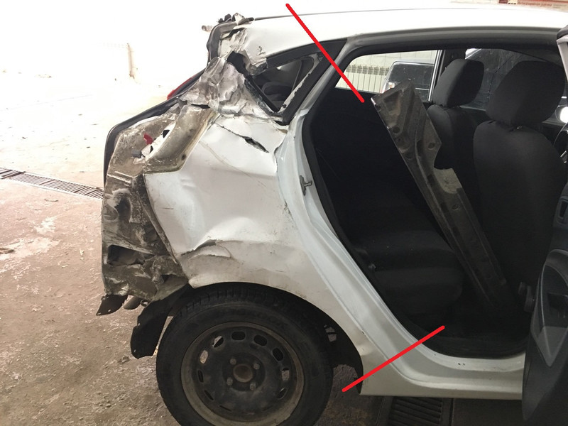 Задняя rh четверть Ford Fiesta MK7 хэтчбек 2011 г.  1.4 л бензин Новомосковск