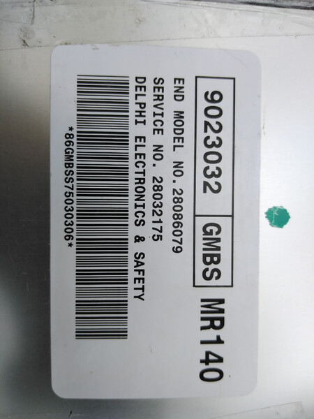 Блок керування двигуном Chevrolet Aveo  2007 