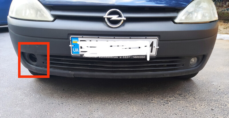 Противотуманная фара Opel Combo 2005 г.  1.7 л дизель Одесса