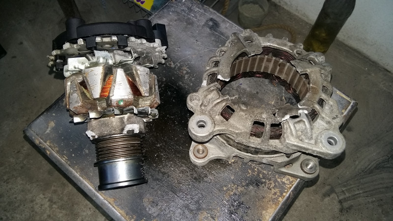 Генератор Skoda Octavia А7 хэтчбек 2016 г.  1.2 л бензин Старобельск